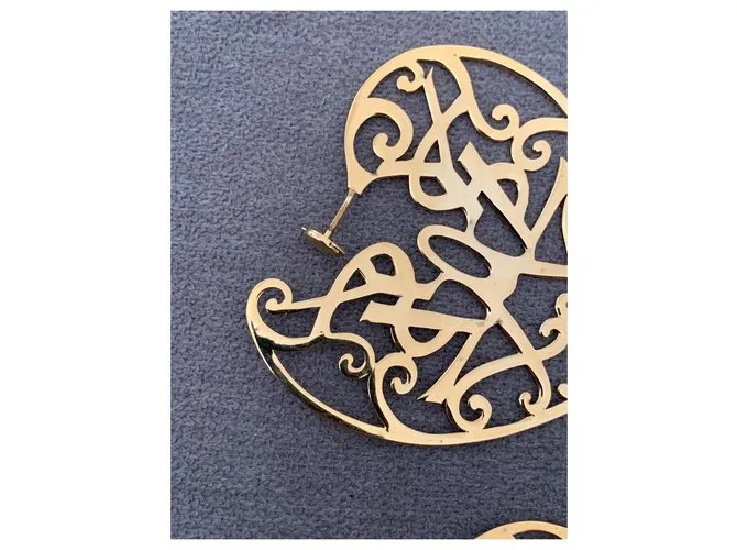 Yves Saint Laurent Aretes Dorado 