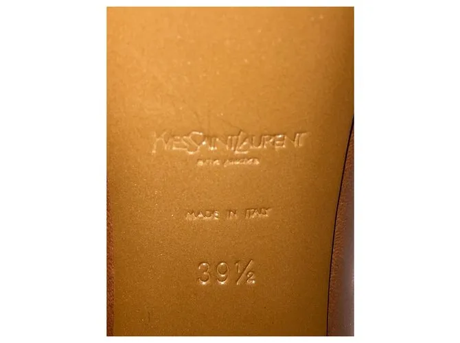 Yves Saint Laurent Bombas YSL Tribute Rive Gauche Castaño 