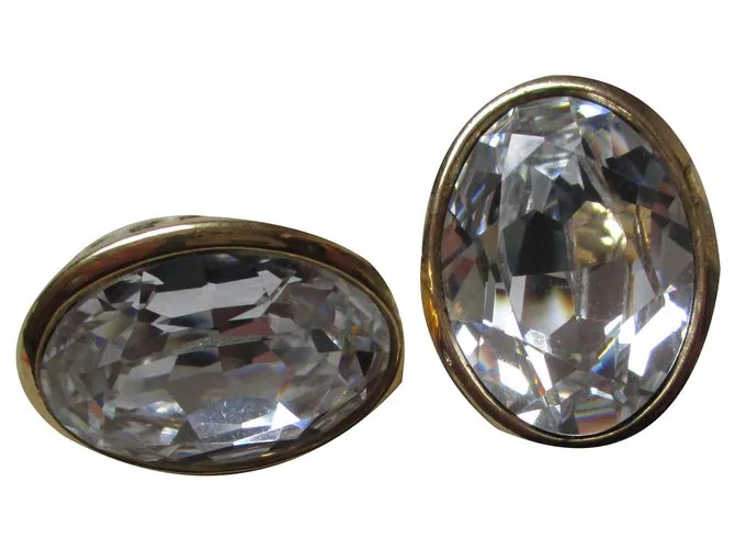 Yves Saint Laurent CLIPS DE CABOCHON . Dorado 