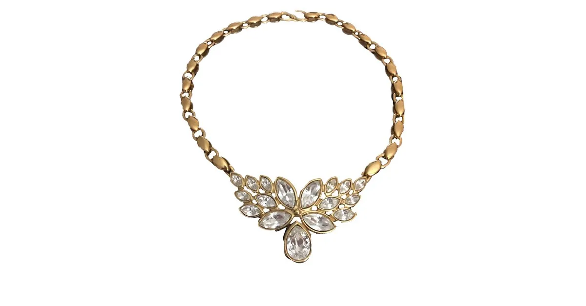 Yves Saint Laurent Collier Robert Goossens pour Yves st Laurent Necklace Dorado 