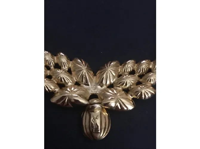 Yves Saint Laurent Collier Robert Goossens pour Yves st Laurent Necklace Dorado 