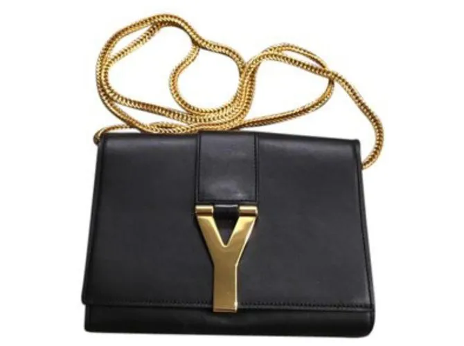 Yves Saint Laurent Línea Y Marrón oscuro 