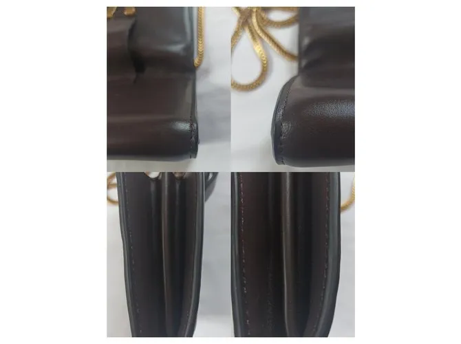 Yves Saint Laurent Línea Y Marrón oscuro 