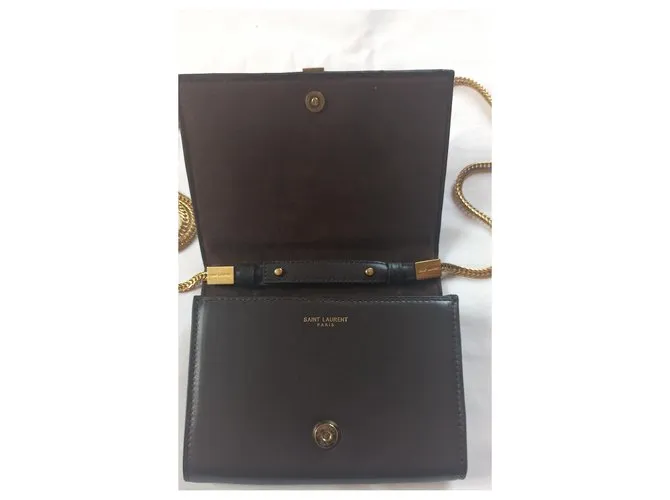 Yves Saint Laurent Línea Y Marrón oscuro 