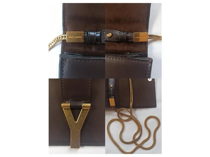 Yves Saint Laurent Línea Y Marrón oscuro 