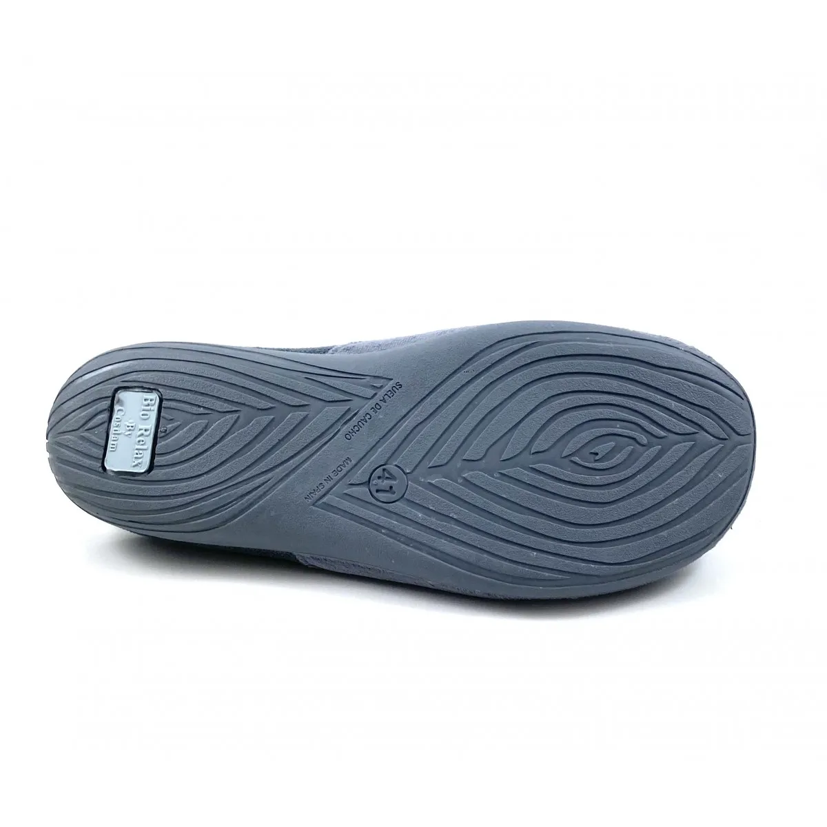 Zapatilla Biorelax Plantilla Extraíble hombre talla 44 y 46 gris Bio13693