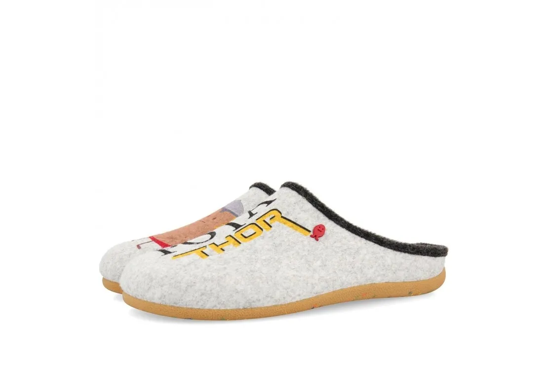 Zapatilla de casa Hombre Gris HOT POTATOES DONJA 61024 Gioseppo