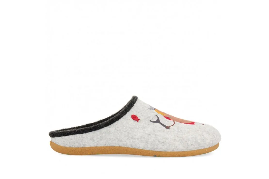 Zapatilla de casa Hombre Gris HOT POTATOES DONJA 61024 Gioseppo