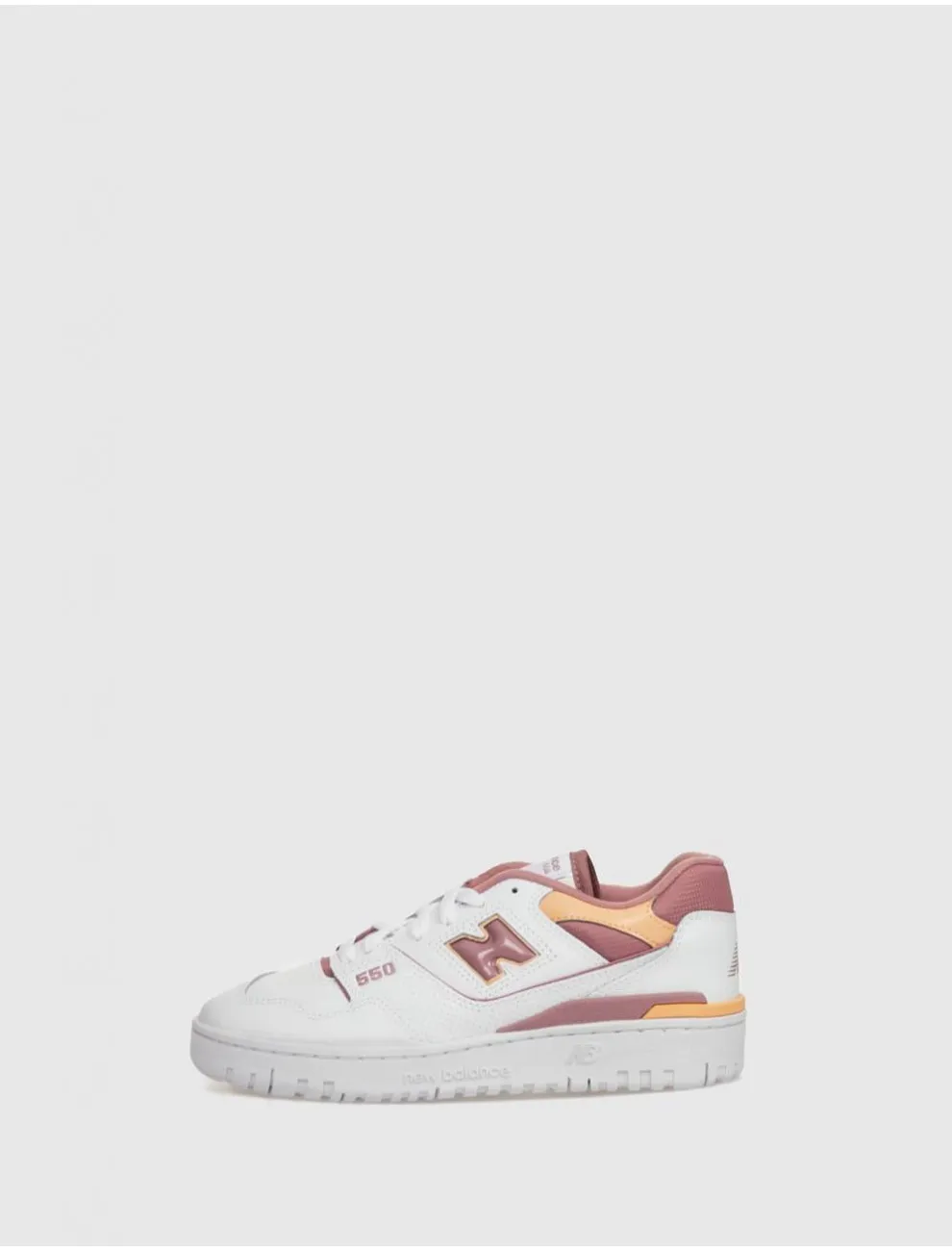 Zapatilla New Balance Bbw550 Blanco/burdeos