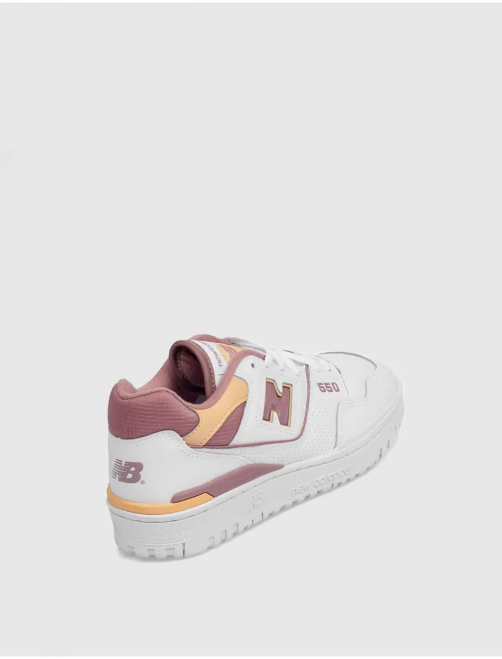 Zapatilla New Balance Bbw550 Blanco/burdeos