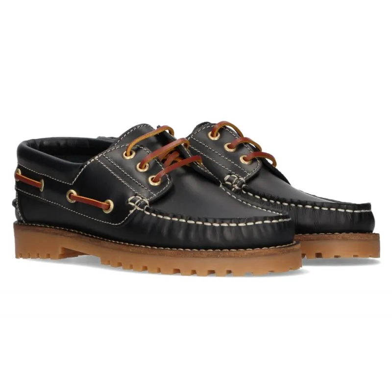 Zapato náutico color azul