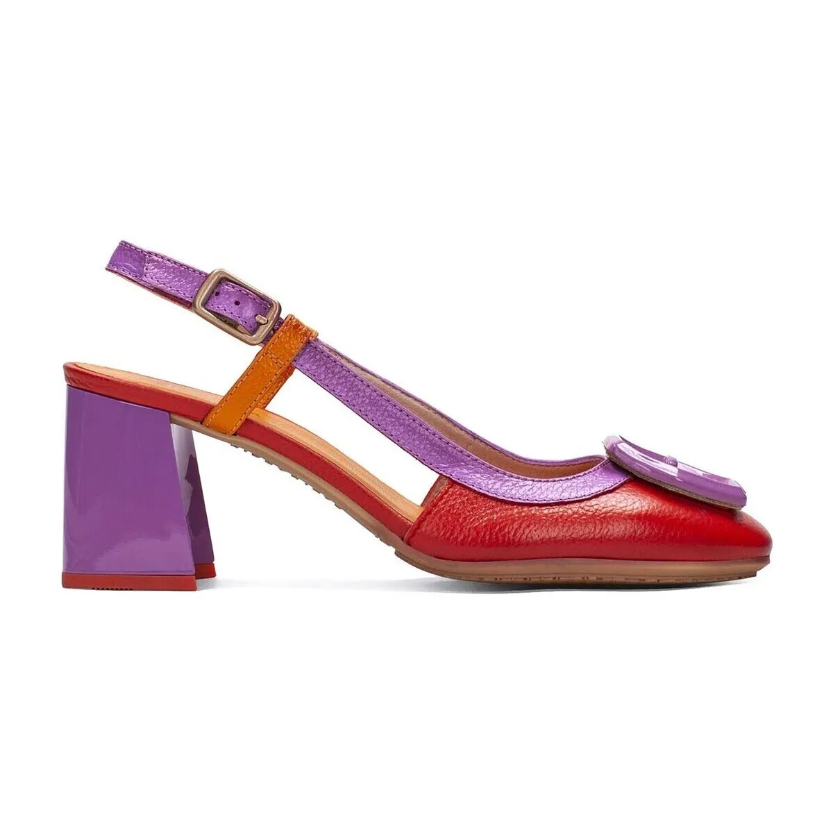 ZAPATO TACÓN DESTALONADO  MALTA CHV243221 FUXIA