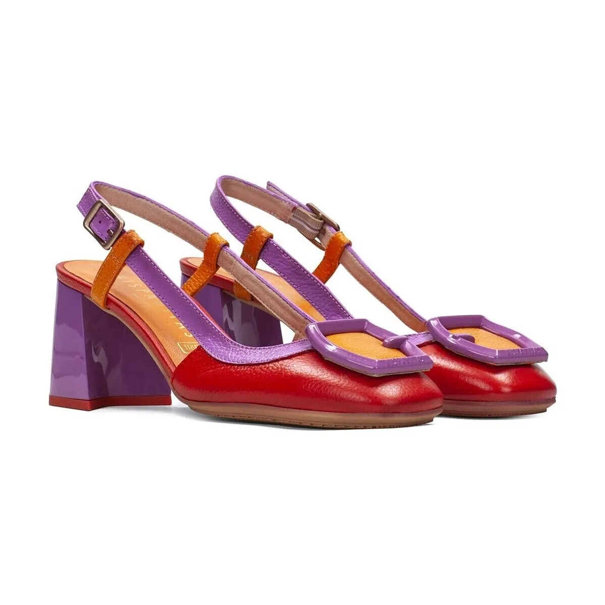 ZAPATO TACÓN DESTALONADO  MALTA CHV243221 FUXIA