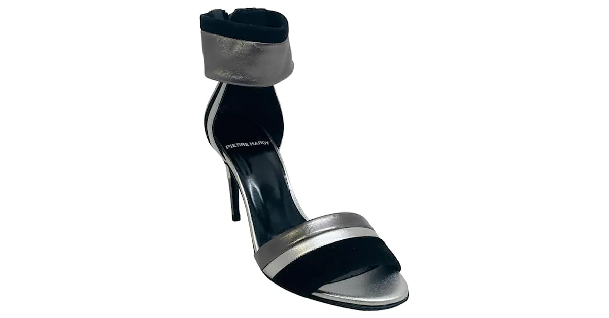 Zapatos Alpha Negros / Plateados Pierre Hardy 