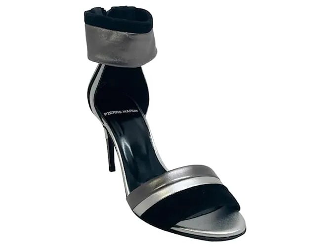 Zapatos Alpha Negros / Plateados Pierre Hardy 