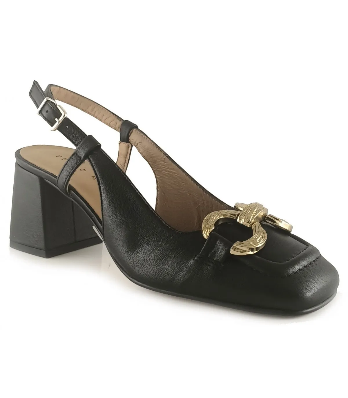 Zapatos para vestir en piel negra