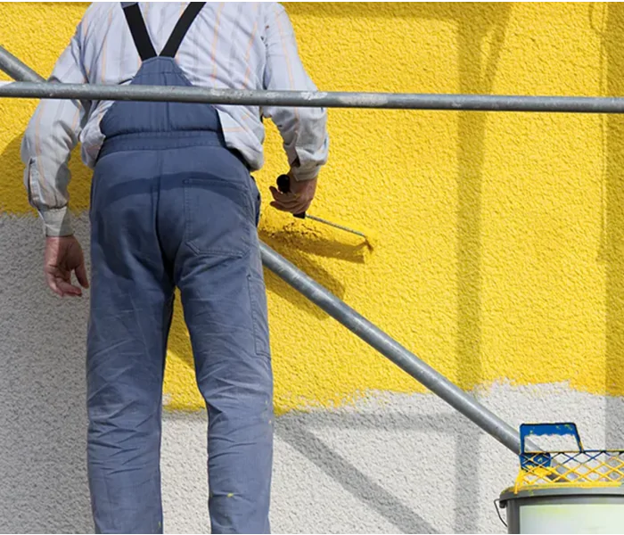 ZINSSER ALLCOAT PINTURA EXTERIOR PARA PAREDES RAL 3002 ROJO CARMíN  10 LITRO
